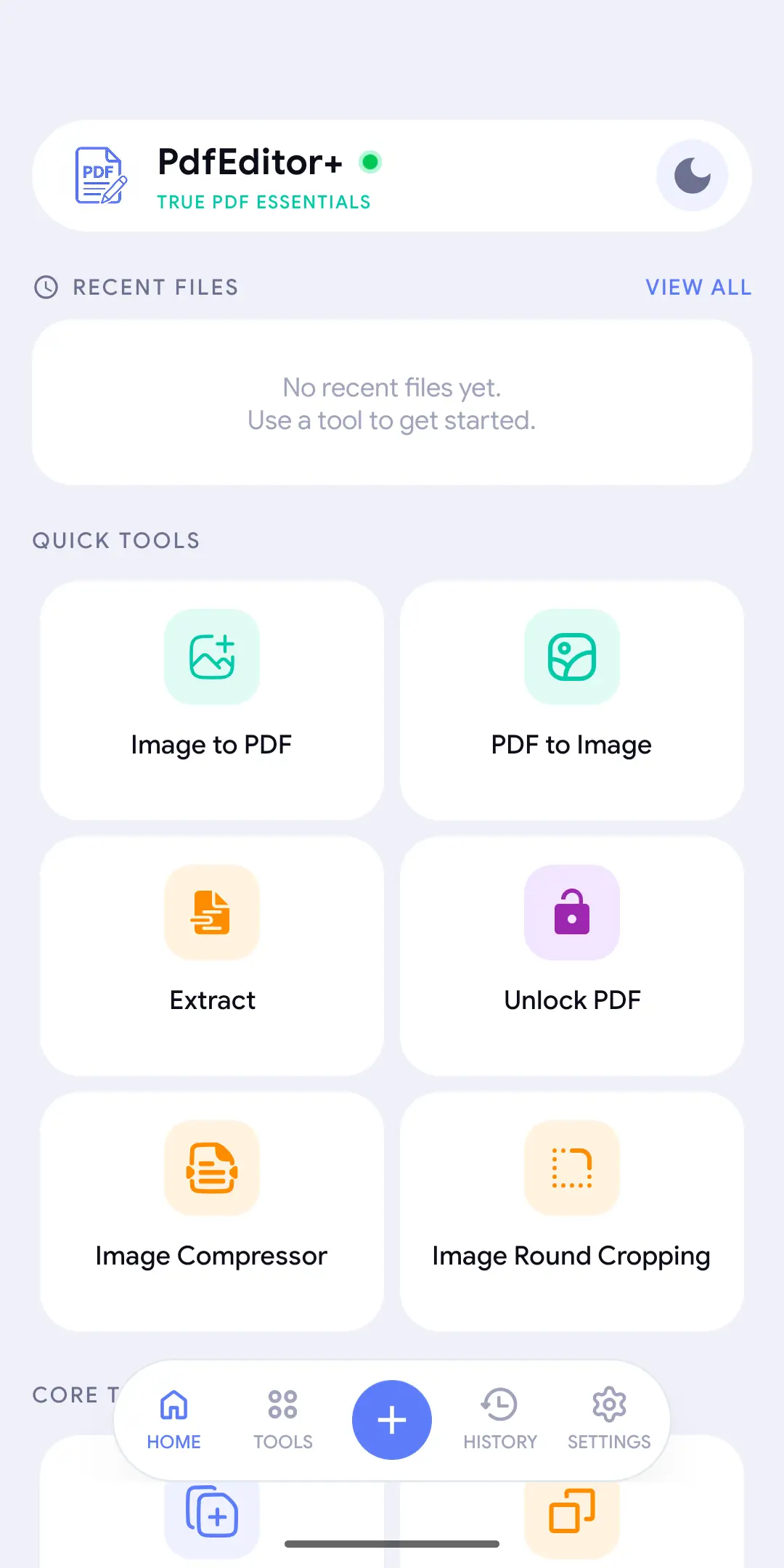 PdfEditor+ Tools & Options